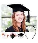 Graduation Cap Headband & Inserts Secure Non-Slip Graduation Cap Box M