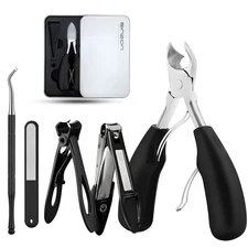 Thick Toenail Clippers, Podiatrist Toe Nail Clippers for Ingrown & Thick & Me...