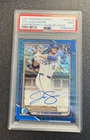 2024 Bowman Chrome Jac Caglianone Blue Wave Auto /150 PSA 9 Auto 10 ROYALS