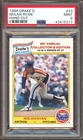 1986 Drake's Baseball #33 Nolan Ryan Hand Cut PSA 9