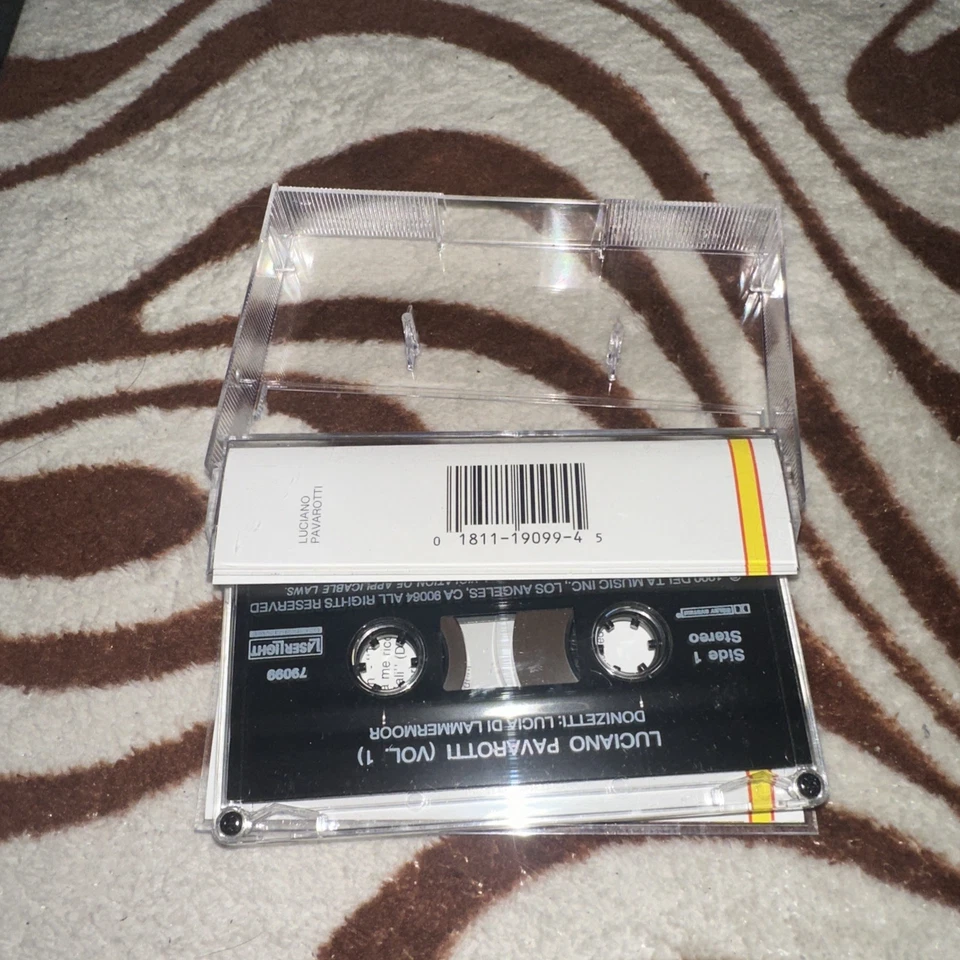 Luciano Pavarotti. Live Recordings 1964/67 Volume 1. RARE Cassette Version. Foto 4 de 4