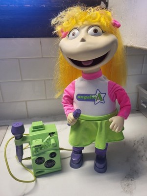 Nickelodeon Rugrats Angelica Sing N Swing 2000 Karaoke 14'' WORKS,  NEW BATTERIES