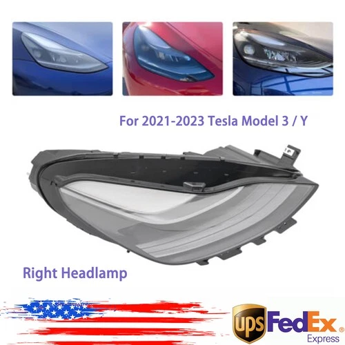 For 2021-2023 Tesla Model 3 / Y Front Right Passenger RH side LED headlight assy