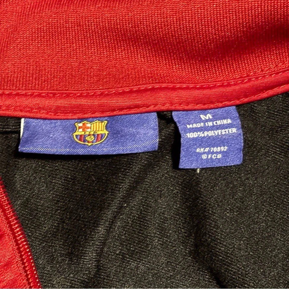 Chaqueta de Pista FC Barcelona Hombre M Negra Roja Força Barça FCB Foto 3 de 3