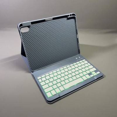 Hintergrundbeleuchtung Tastatur Hülle Folio Ganzkörper Cover für iPad Air M3 M2 10,9 / 11 Zoll
