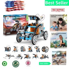 Engaging 12-in-1 Solar Robot Kit - Perfect Educational Gift for Boys 8-13