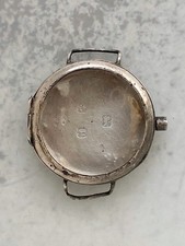 An Extremely Rare William Ehrhardt Silver Trench Watch Case Hallmarked 1914