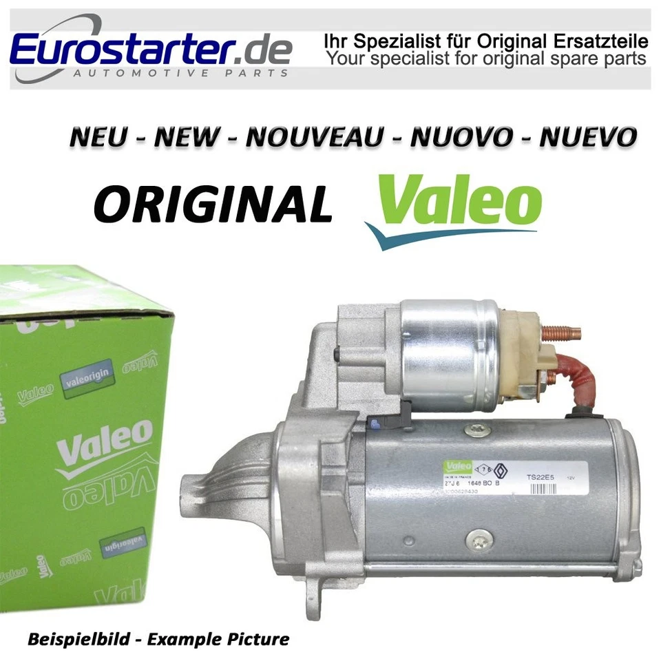 1* Motor de arranque Valeo nuevo original D6RA68 para Daewoo, Mercedes-Benz, Ssangyong Foto 4 de 4