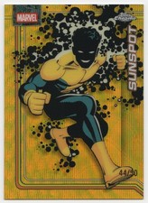 2026 Topps Chrome Marvel Sunspot Gold Wave Refractor #172 44/50