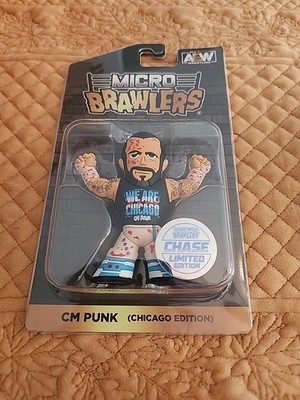 Micro Brawlers Chase CM PUNK. Bloody Chicago Version