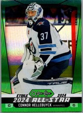 2024-25 OPC O-PEE-CHEE HOCKEY CONNOR HELLEBUYCK GREEN FOIL PARALLEL  /33 #505