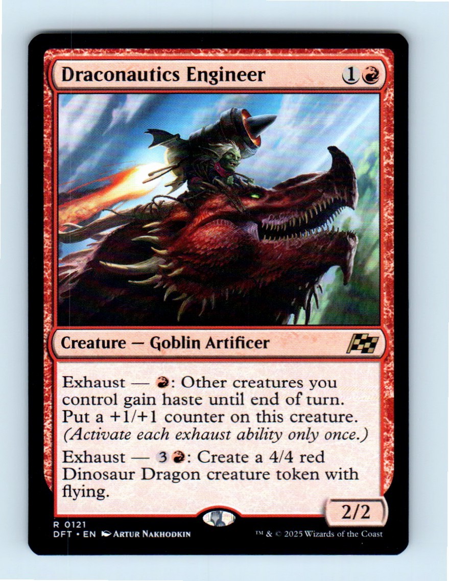 #121 2025 Aetherdrift ^ Draconautics Engineer Rare