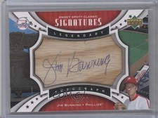 2007 Sweet Spot Classic Legendary Barrel Blue Ink 23/75 Jim Bunning Auto HOF 3s6