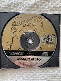 [TESTED] Street Fighter Collection Sega Saturn Capcom 2-Disc Set Great Condition