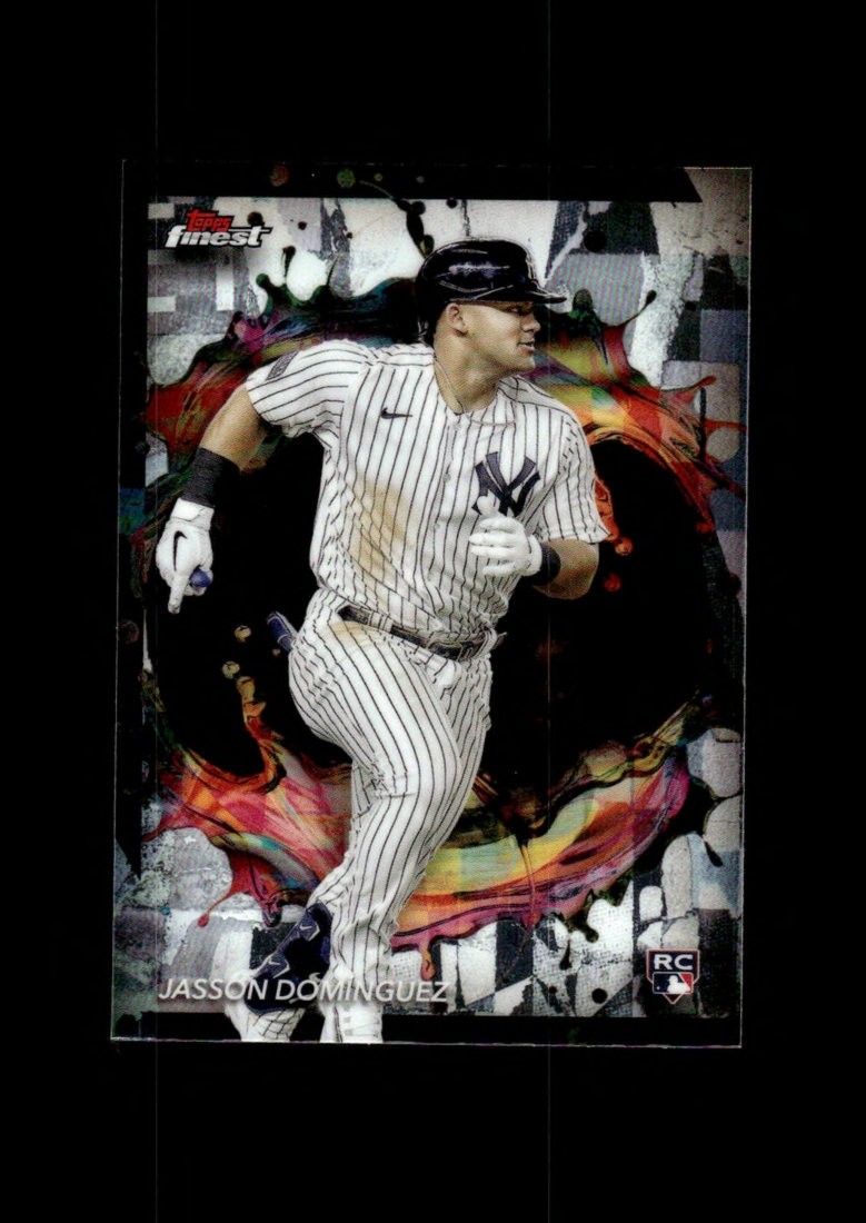 2024 Topps Finest: #267 Jasson Dominguez Ref Rare RC NM-MT OR BETTER