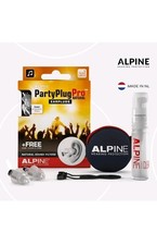 2 Alpine PartyPlug Pro Natural Earplugs-For Concert Musicians Anti- Noise Filter