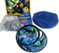 National Geographic Dart Board 28" Reversible Dartboard with Sticky Balls SET