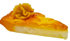 Play Food Life Size Apple Pie With Caramel Whipped Cream