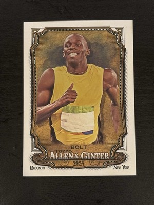 2024 Topps Allen & Ginter Base #208 Usain Bolt Jamaican Sprinter