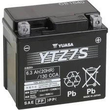Yuasa Factory Activated Maintenance Free Battery - YTZ7S Motorcycle YUAM727ZS