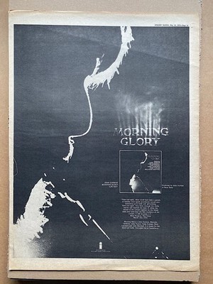 JOHN SURMAN MORNING GLORY POSTER SIZED original music press advert from 1973- pr