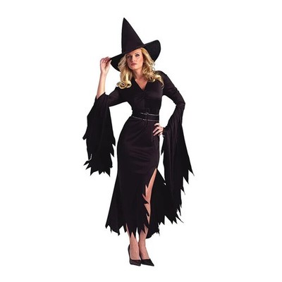 Women's Gothic Black Witch Halloween Costume Fancy Dress Cos Party Witch Dress