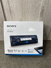 Sony DSX-M55BT Marine Bluetooth Media Player iPhone Android MP3 AM FM XM USB Aux