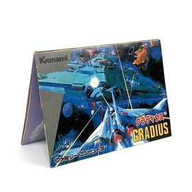 Gradius Famicom Foldable Mini Flyer Konami 80s