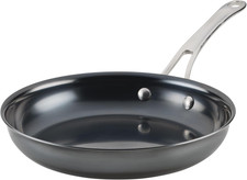 Everlast N2 Carbon Steel Frying Pan/Skillet with Helper Handle, Compatible with 