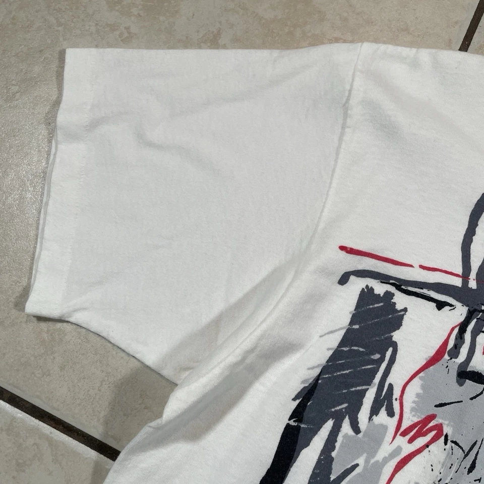 Camisa Artística Vintage Años 80 Rachel McLish XL Puntada Única Abstracta The Body Co EE. UU. Foto 4 de 4