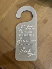 New Pilates Reformer Do not disturb hanger fo...