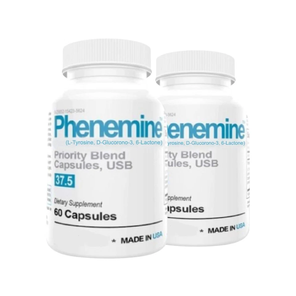 Phenemine 37.5 Quemador de Grasa Rápido Supresor del Apetito para Pérdida de Peso - Cápsulas Foto 3 de 4