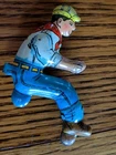 Vintage Marx Tin Wind-up Figure Farm Tractor Farmer Original, Used in other Toys