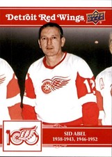Sid Abel 2025/26 Upper Deck Detroit Red Wings Centennial Card #84