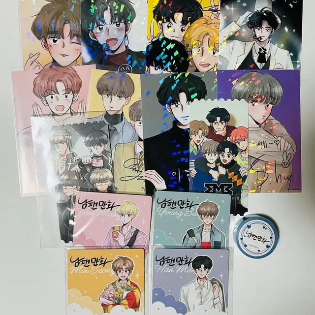 Mofun Male Fan Comic Collaboration Coaster Set