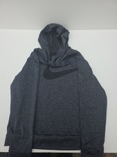 Nike Dri Fit Lightweight Pullover Hoodie Boys Size 5/6 Gray EXCELLENT CONDITION