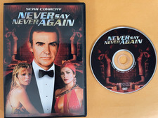 Never Say Never Again - James Bond DVD Sean Connery  w/ insert (1983/2000) MINT