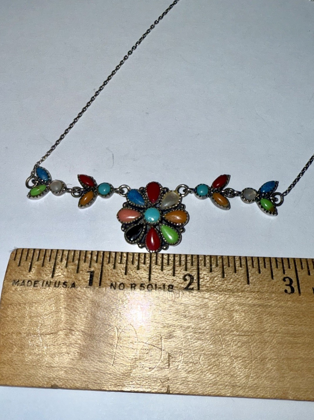 ESTATE Native American Solid Sterling Silver Mixe… - image 4