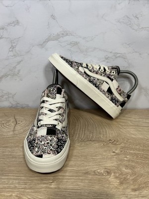 Vans Old Skool Patchwork Floral Marshmallow Women s Shoes VN0A38G19FY Sz 5 New