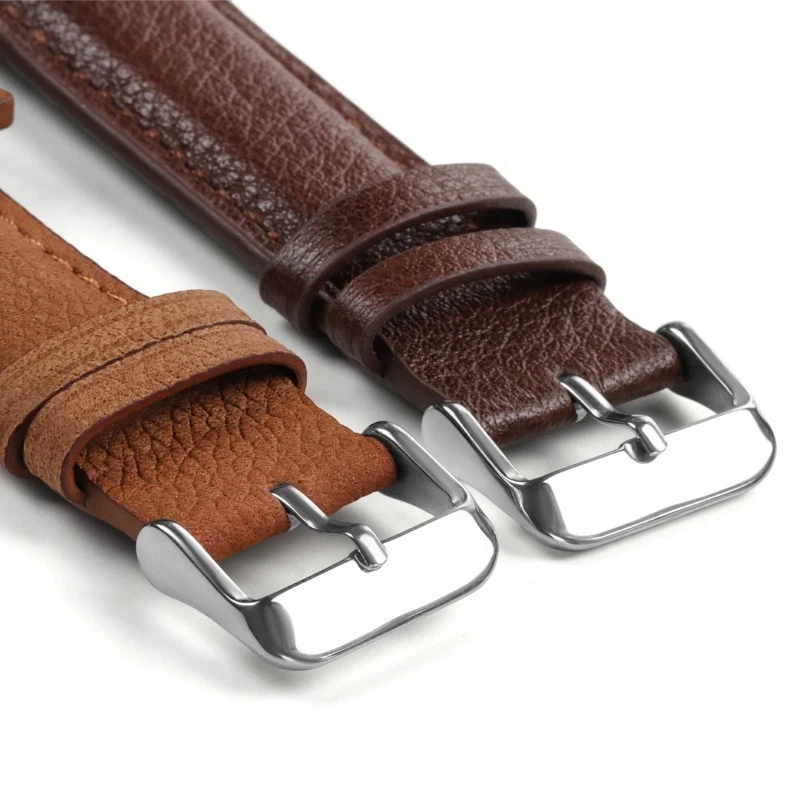 Cinturino orologio stile militare fascia pelle mucca misura 18/20/22 mm UK-WBU0093 - Immagine 3 di 4