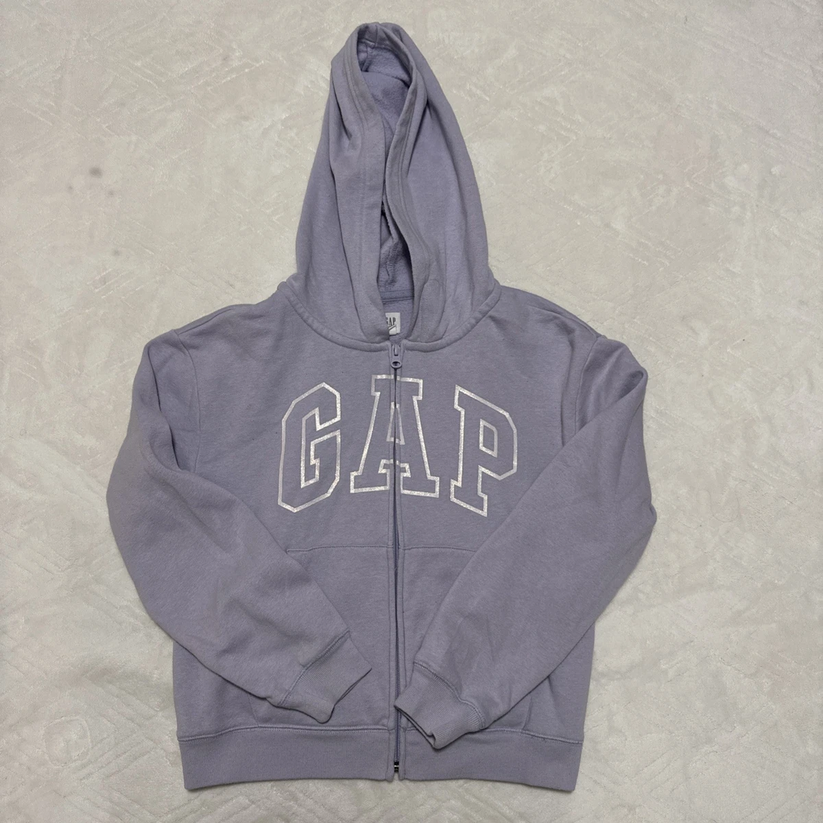 Sweat zippé à capuche intérieur molletonné fille rose | GEMO