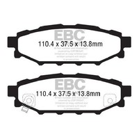 Bremsbelagsatz Scheibenbremse Hinten FüR Subaru Impreza GV 00 Bis 26 EBC Neu