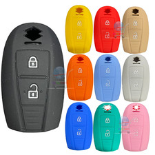 Fit Suzuki Grand Vitara Swifts Sx4 Xl-7 2 Button Key Fob Silicone Cover Case