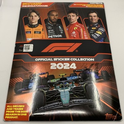 Topps Official F1 Formula One  Sticker Collection 2024: All 156 Stickers + Album