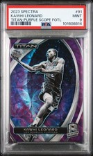 2023 PANINI SPECTRA TITAN KAWHI LEONARD PURPLE SCOPE FOTL /15 b3