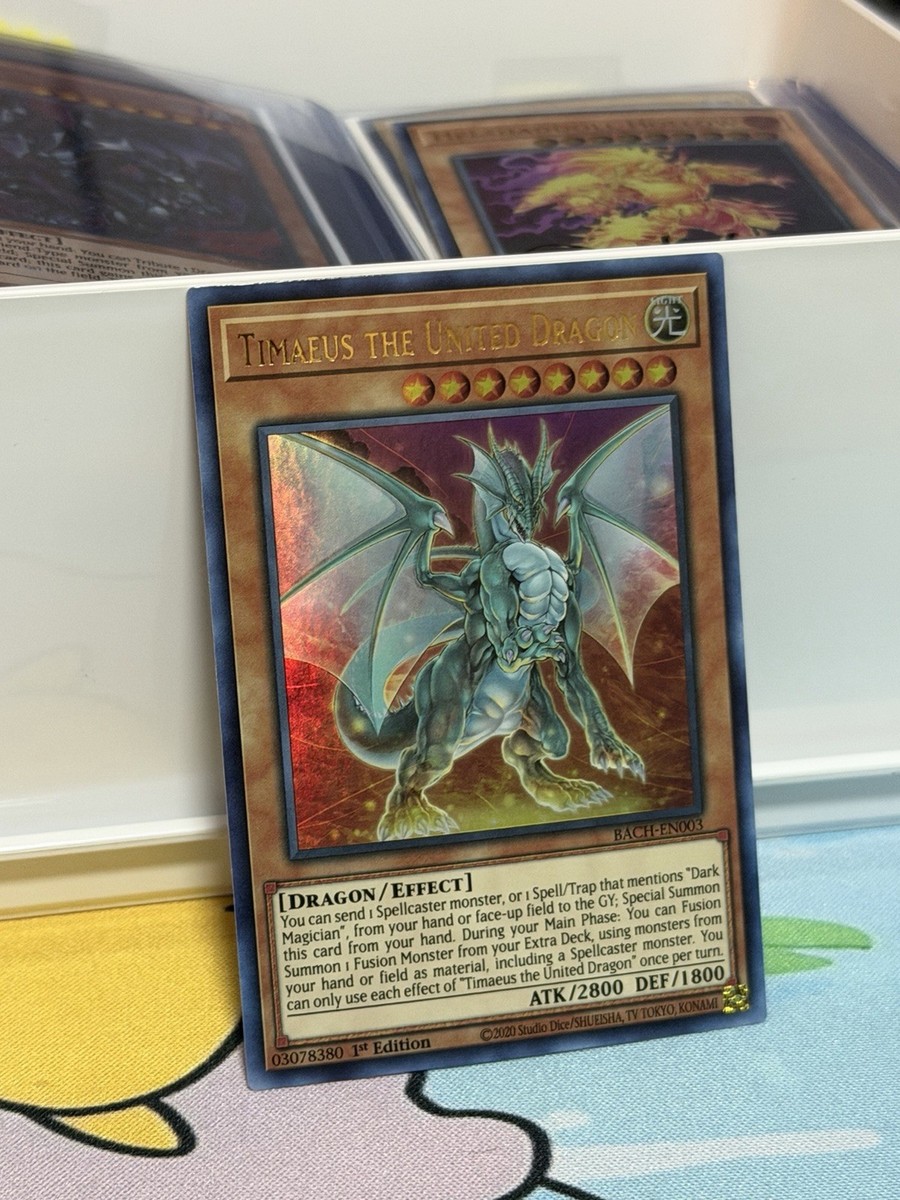 yugioh timaeus dragon card TTP1-JP002 the United Magidragon (UR) Oh trading and collectible card game (TCG/CCG) Yu-Gi-Oh! Dragon Card | Yugioh
