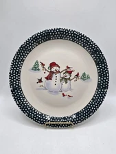 Thomson Pottery Winterland Green 10 1/4 Inch Dinner Plate-Mint Condition
