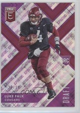 2018 Panini Elite Draft Picks Aspirations Purple Variation 20/99 Luke Falk 8k4