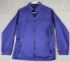 NIKE Tour Performance Women's Jacket Purple Large Full Zip Dri-Fit