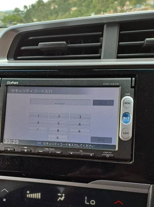 For Honda Gathers Radio Code VXM-155VFNi VXM-155VFEi VXM-155VFi